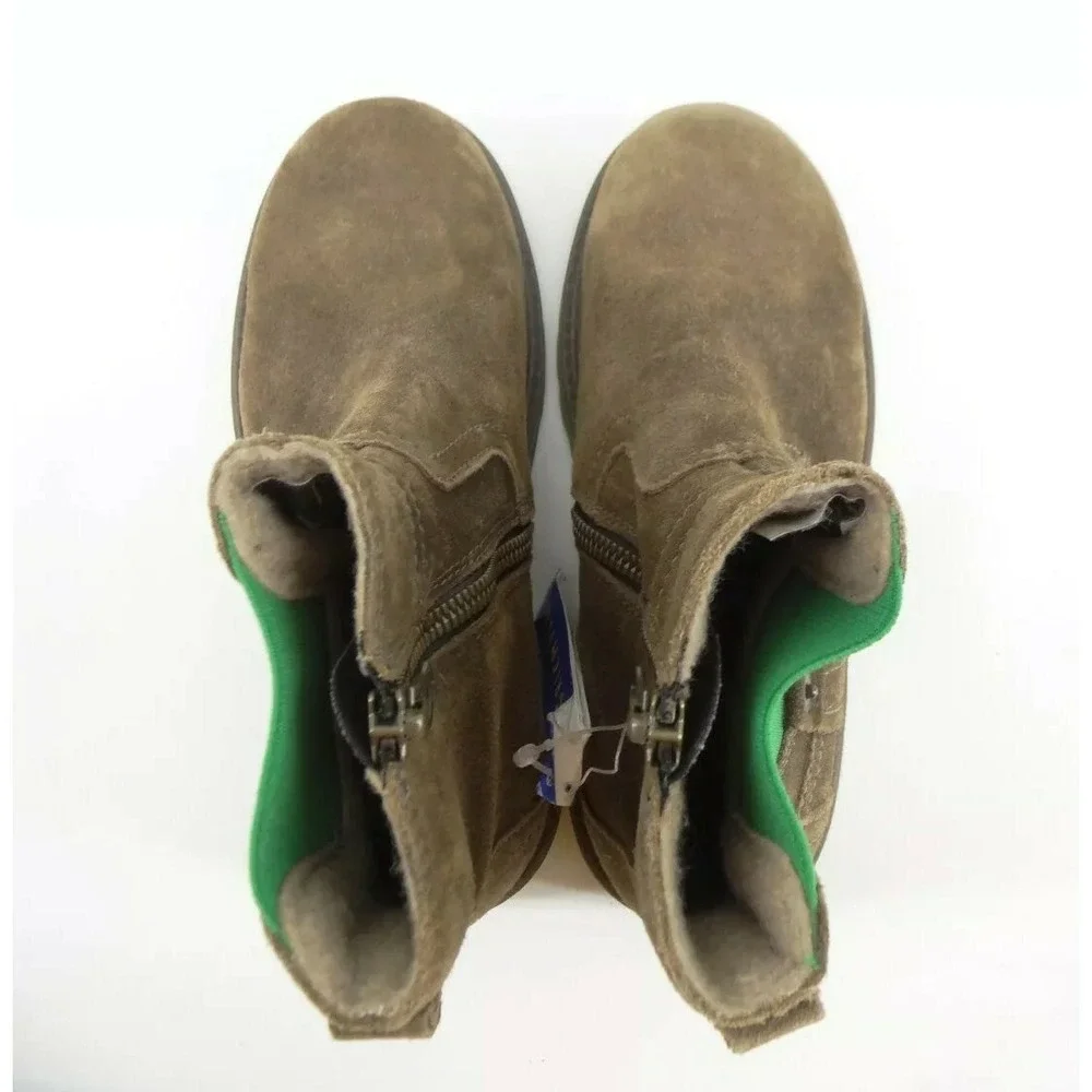 Richter Austria Sympatex Insulated Brown Green Winter Boots Girls SZ 32‎ EU 1 US